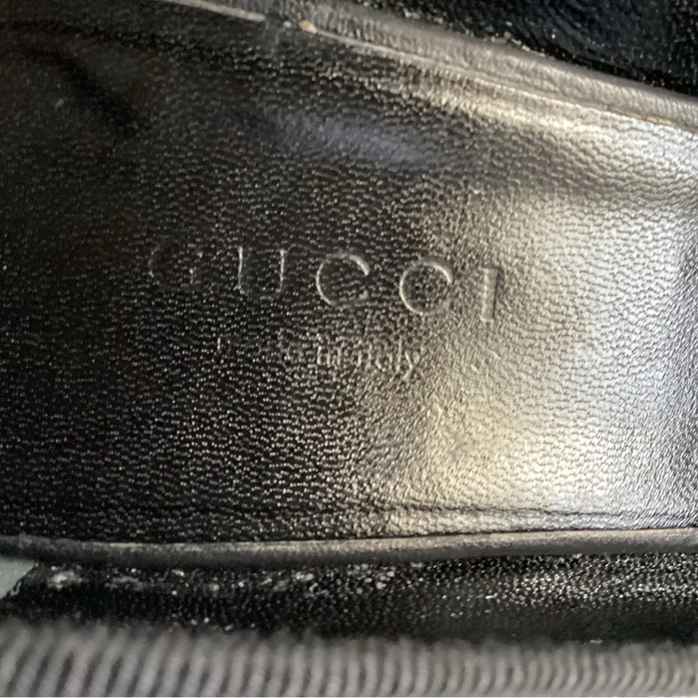 Authentic Gucci Cellarius Peep-Toe Wedge, Size 5.5 - Picture 8 of 12